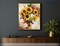Figured'Art Paint by Numbers for Adults Pretty Sunflowers 16"x20" - Craft Art Painting DIY Kit Rolled Canvas without frame